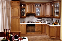 Tủ bếp gỗ Giáng Hương GH365-1