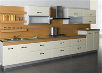 Tủ bếp gỗ công nghiệp MDF phủ Acrylic ARC365-28