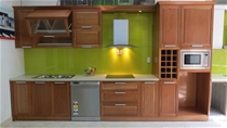 Tủ bếp gỗ xoan đào Hoàng Anh Gia Lai GL365-A-1