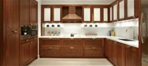 Tủ bếp Picomat, cánh làm bằng gỗ tự nhiên PCM365-7