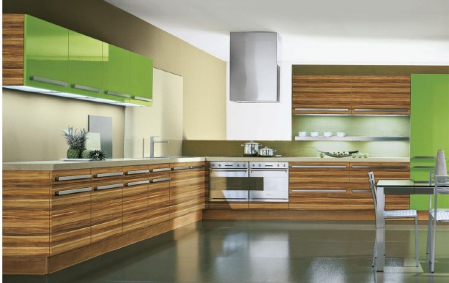 Tủ bếp gỗ công nghiệp MDF phủ Acrylic ARC365-17
