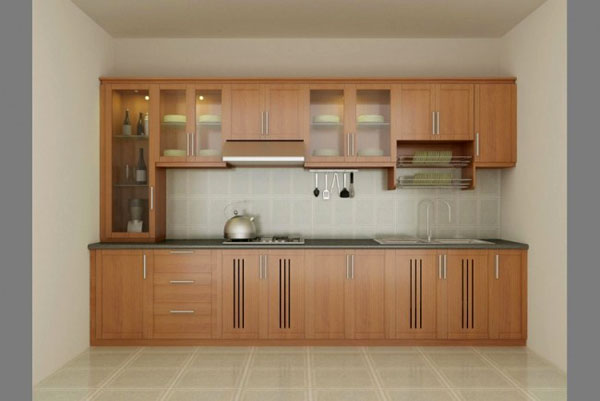 Tủ bếp gỗ xoan đào Hoàng Anh Gia Lai GL365-A1-11